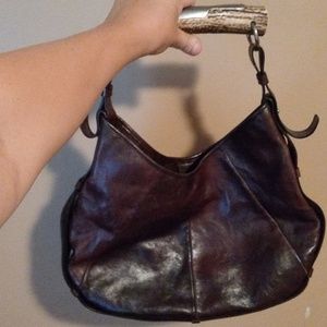 Ysl brown leather hobo mumbasa